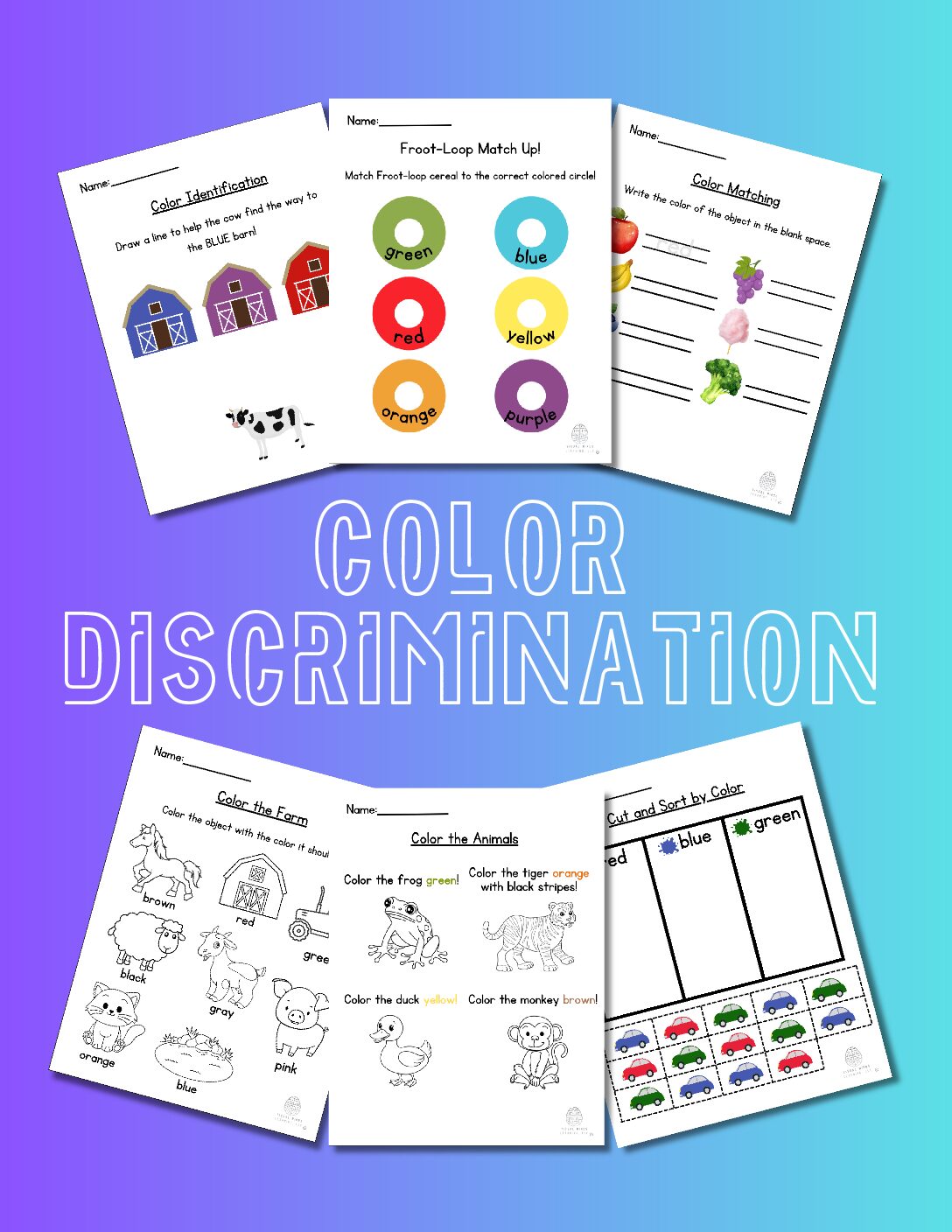 Color Discrimination Pack of 15