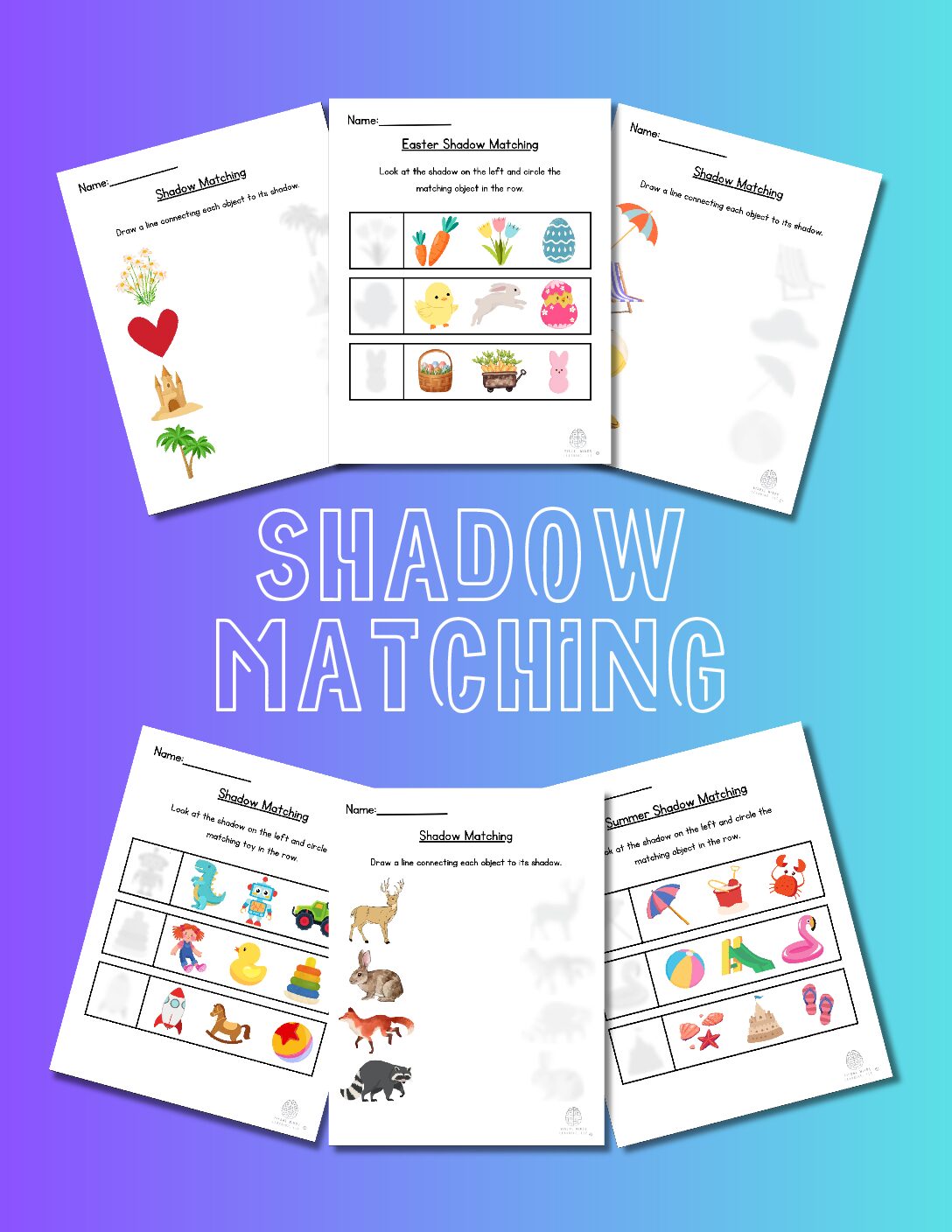 Form Constancy Shadow Matching 8 Pack